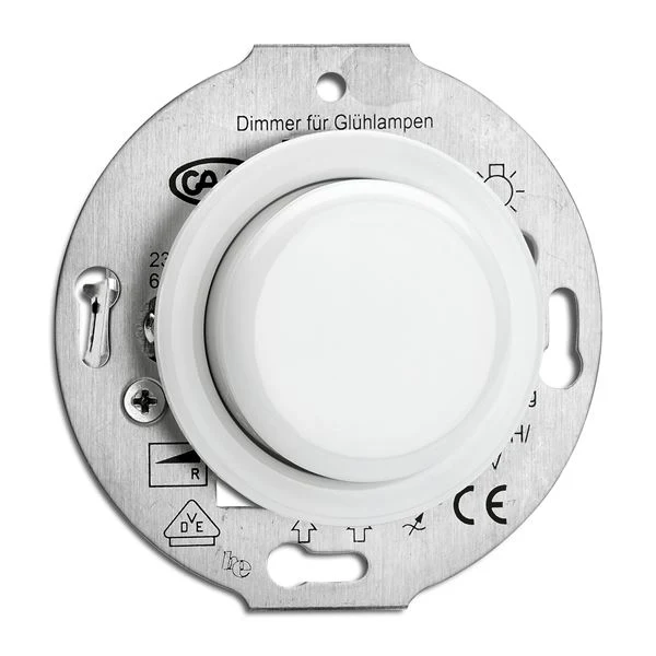 Insats LED-dimmer vitt porslin - THPG infällt