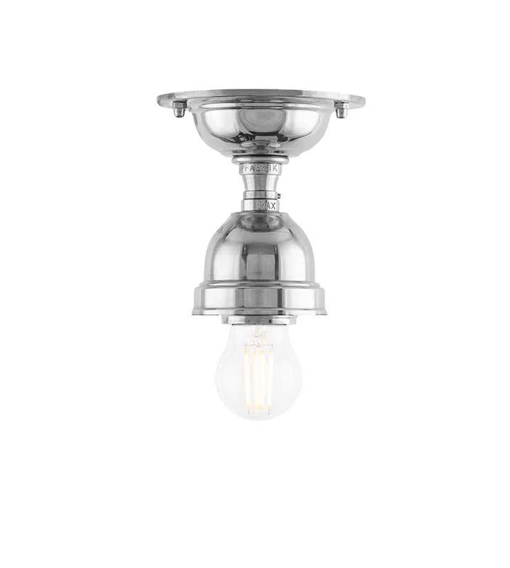 Byströmfäste 60/IP24 (Nickel) - Komplett exkl. skärm