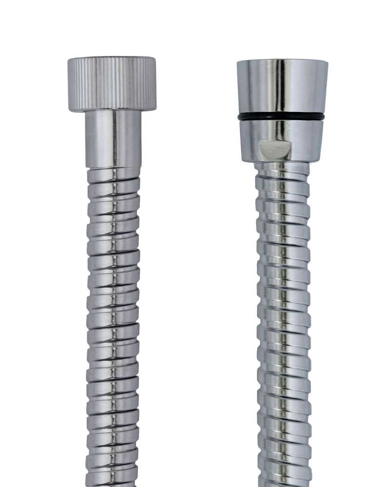 Duschslang krom 150 cm - Dubbellindad metall