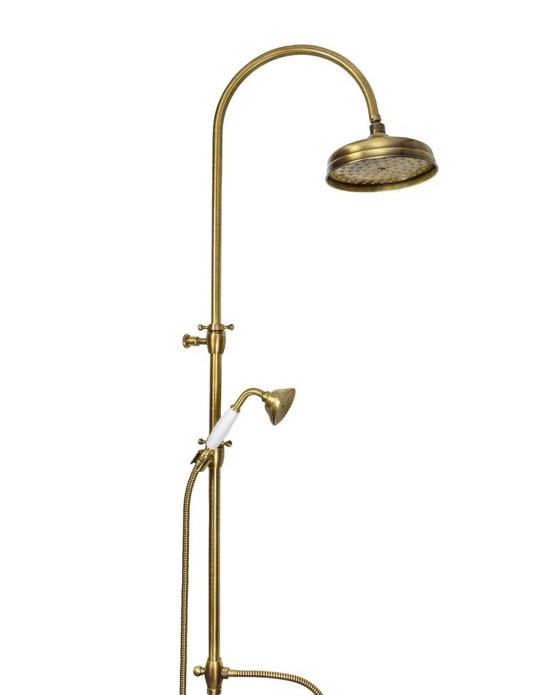 Duschset - Kensington retro utan blandare, brons