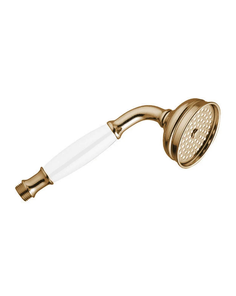 Duschhandtag - Handdusch Classic brons/vit