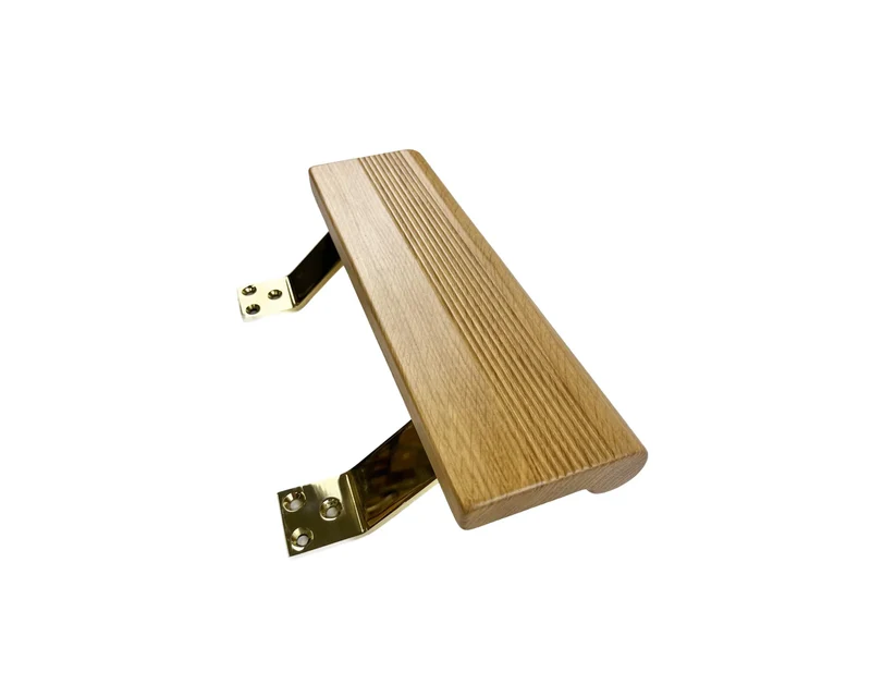 Tryckhandtag 1430 rillad lackad ek