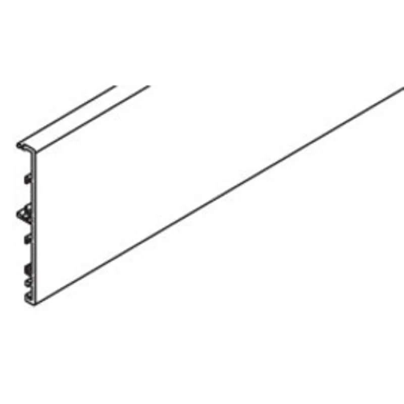 Täckprofil 2500 mm svart