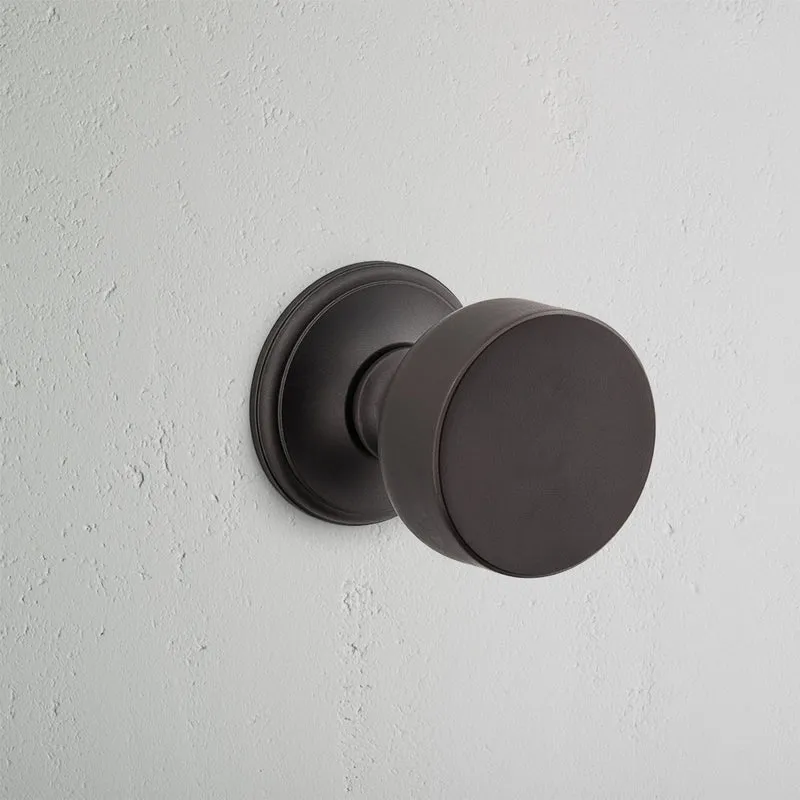 Onslow Sprung Door Knob - Bronze