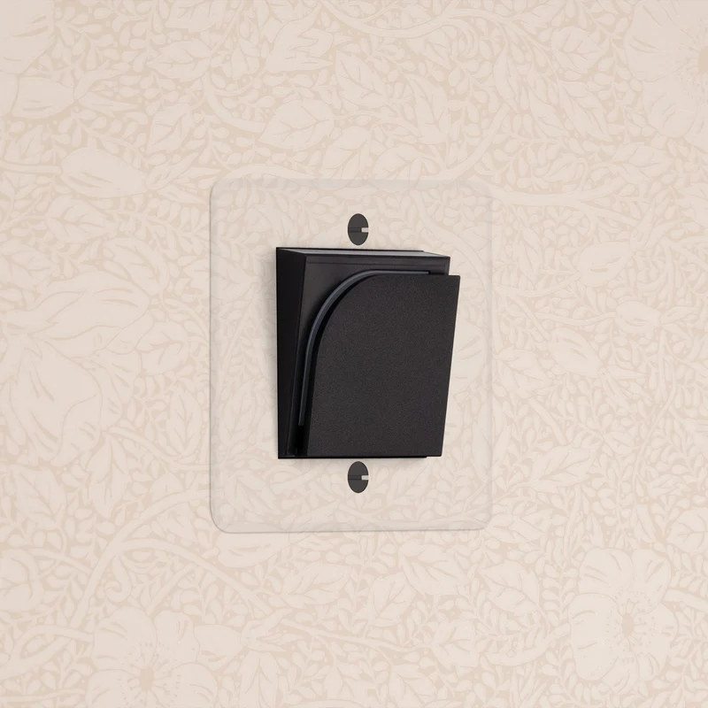 Kew Single Hotel Key Card Switch - Clear | Black