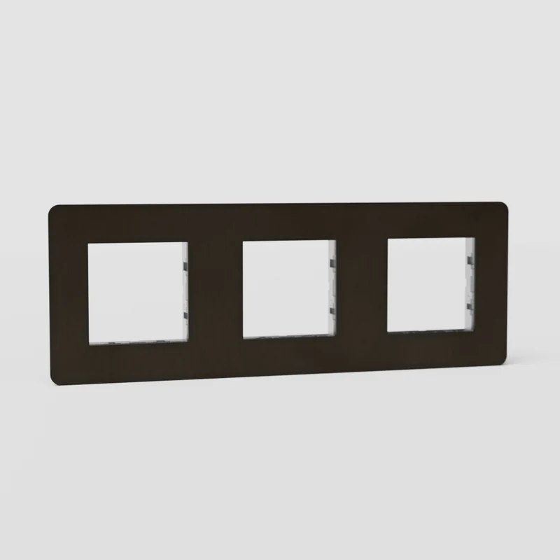 Kew Triple 45mm Module Plate - Bronze