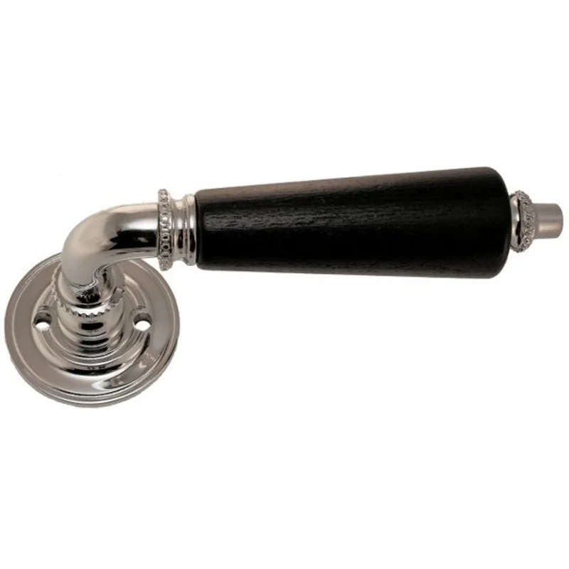 Dörrtrycke A-954 svart/nickel
