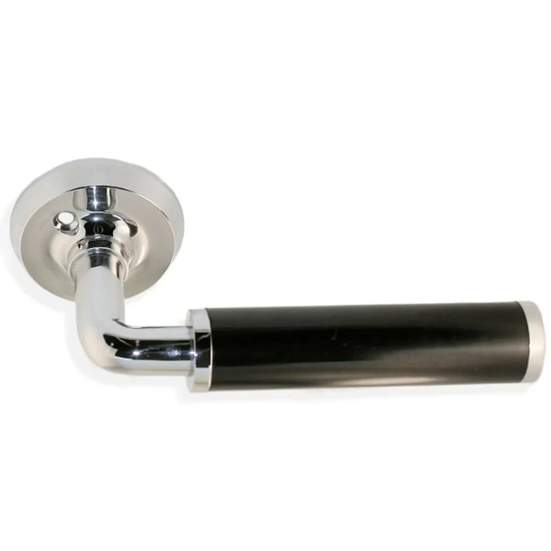 Dörrtrycke A-483 svart/nickel