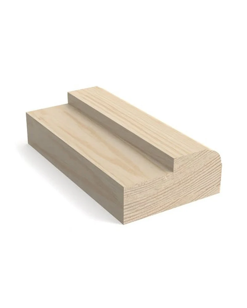 Dörrkarm Sekelskifte - Allmoge rundad 44x95 mm (hel längd 5,1 m)