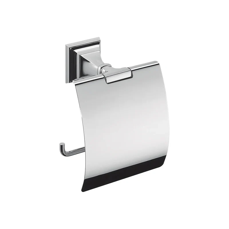 Toalettpappershållare Portofino m.lock krom