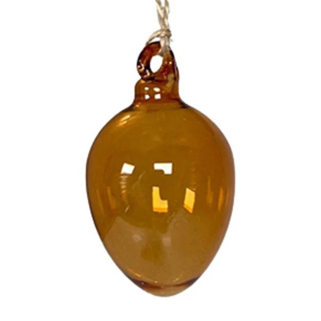 Glasägg Mörk Ockra L