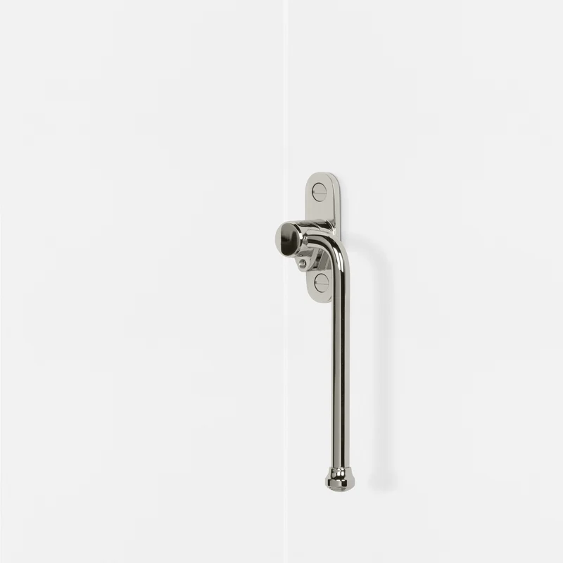 Southbank Lockable Casement Window Handle Right - Polished Nickel