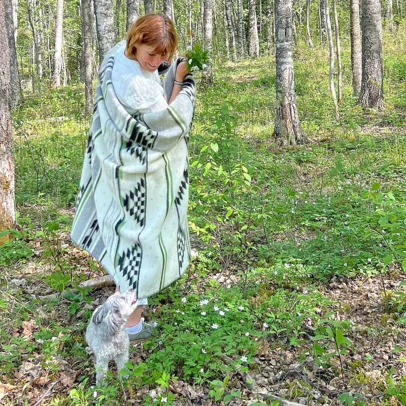 Sundborn ullfilt grön