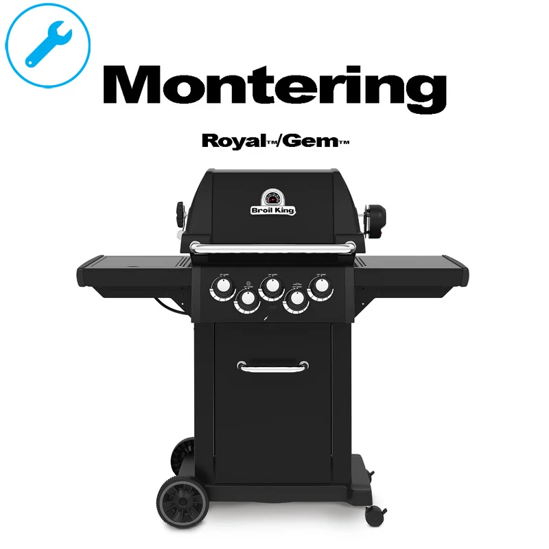 Montering av Royal™/Gem™-grill