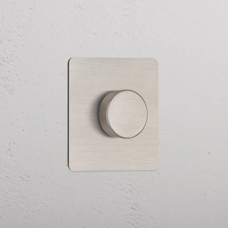 Kew Single Multiway Dimmer Switch – Satin Nickel