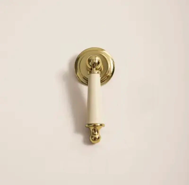 Piera - Mässing & Läder hängande knopp