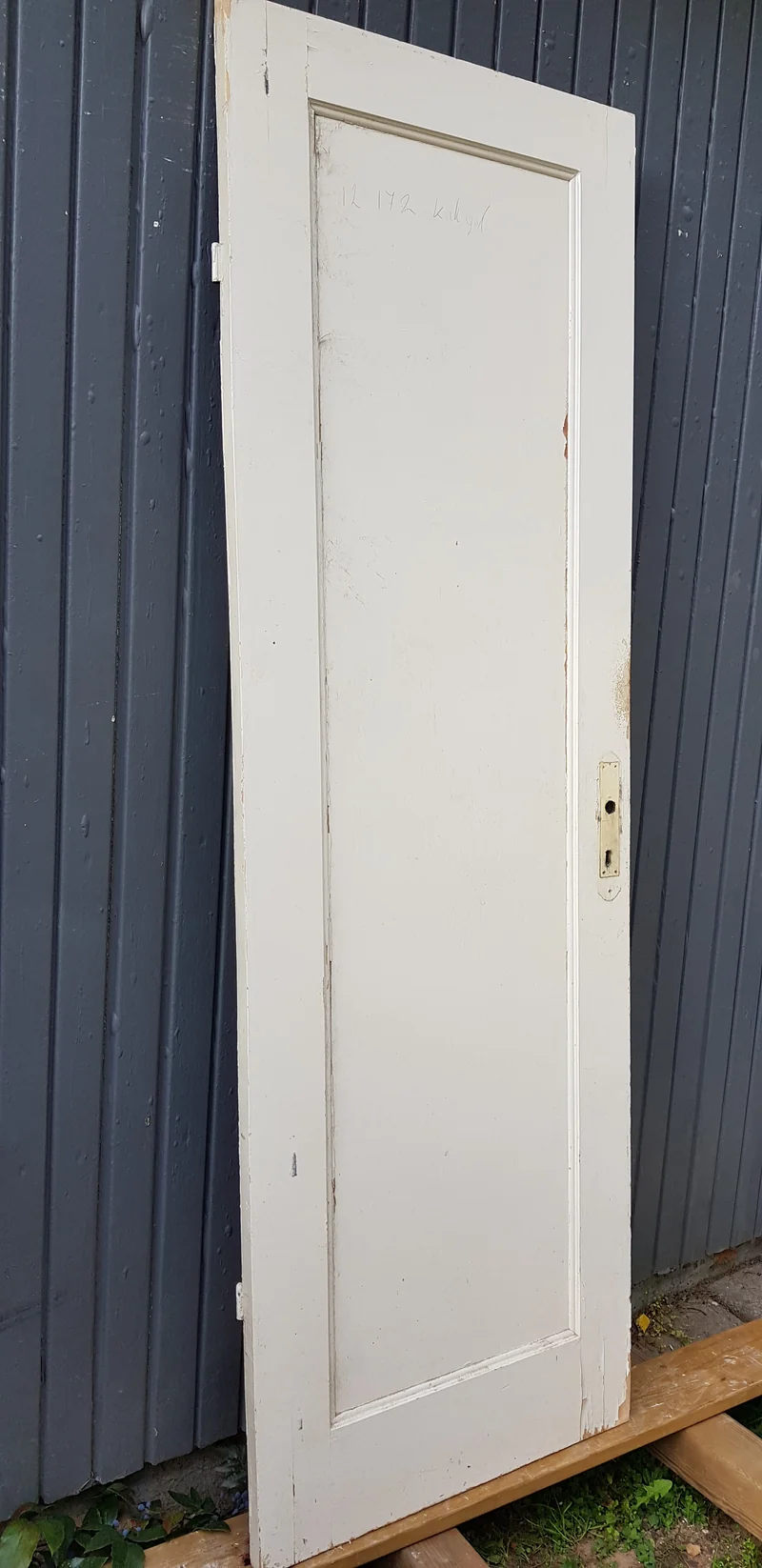 ARTIKELNUMMER 244 b65.5. h202.5. djup. 3.5. utan karm. höger. 1200kr BORLÄNGE
