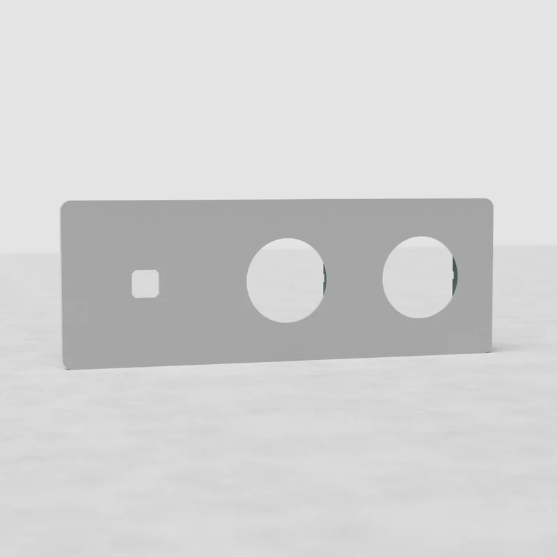 Grove Triple 1x Switch & 2x Socket Plate – Paintable