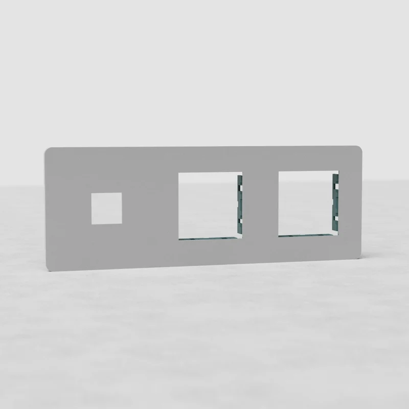 Grove Triple 1x Keystone & 2x 45mm Module Plate – Paintable
