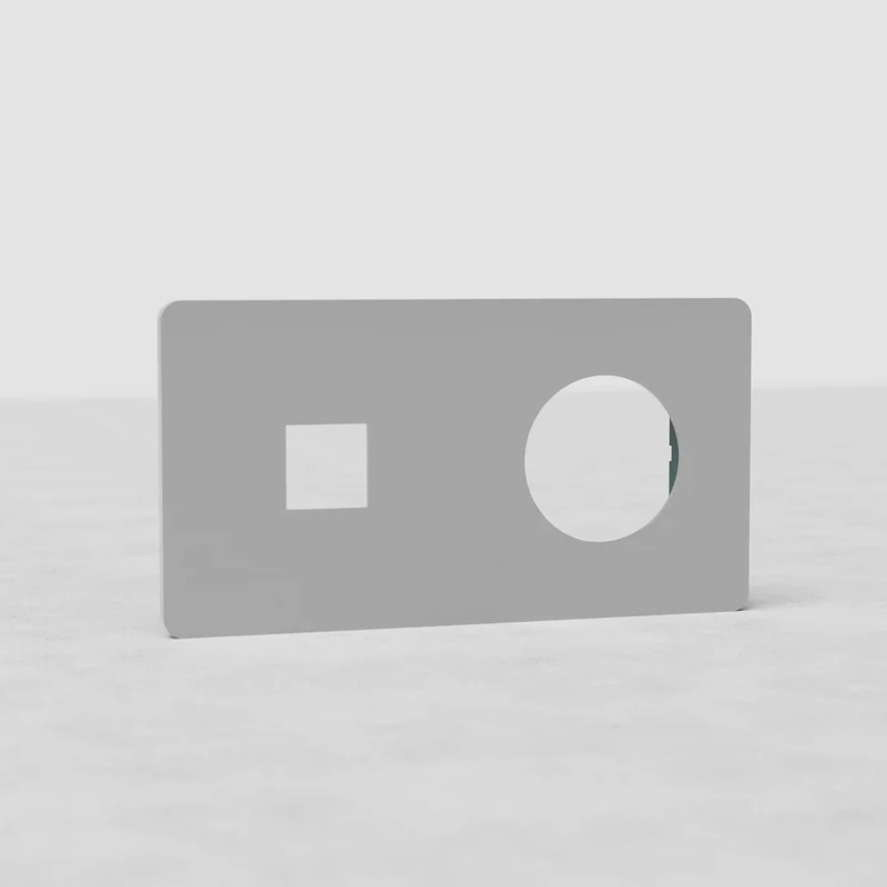 Grove Double 1x Keystone & 1x Socket Plate – Paintable