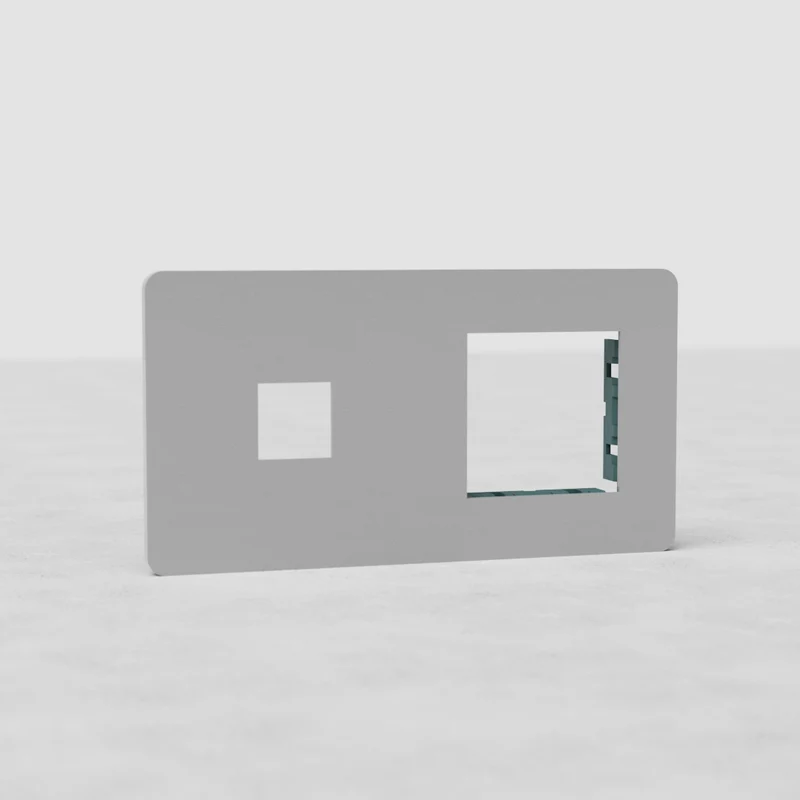 Grove Double 1x Keystone & 1x 45mm Module Plate – Paintable