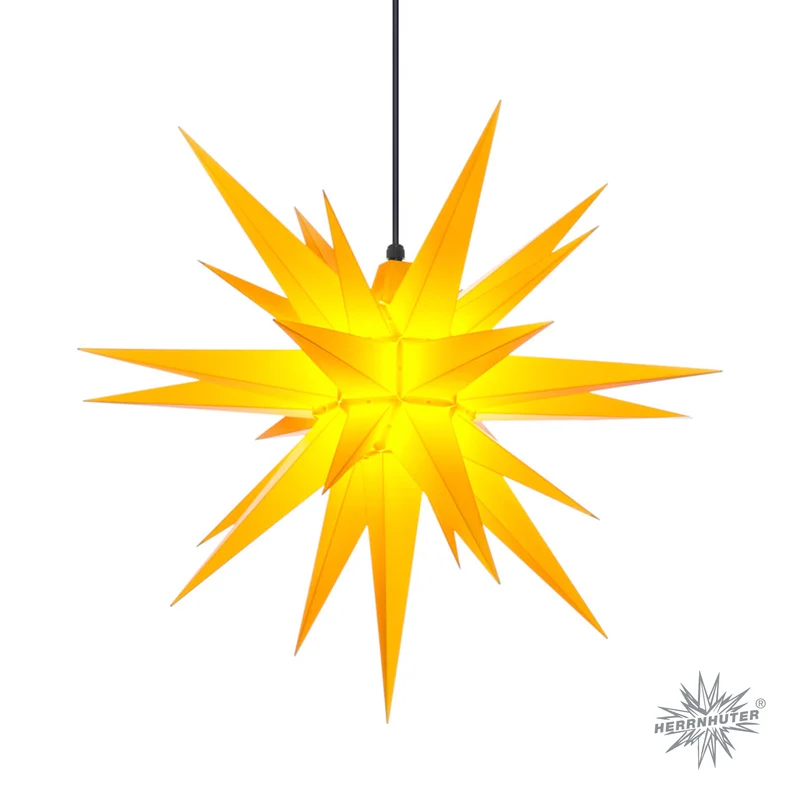 Adventsstjärna utomhus gul 68 cm