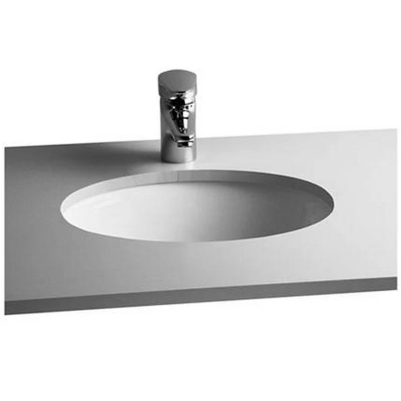 Inbyggnadstvättställ Vitra Ovalt 58 Cm