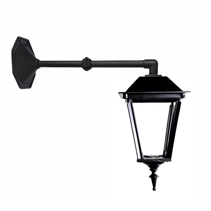 Herrgårdslampa Med 4-Kantigt Lykthus