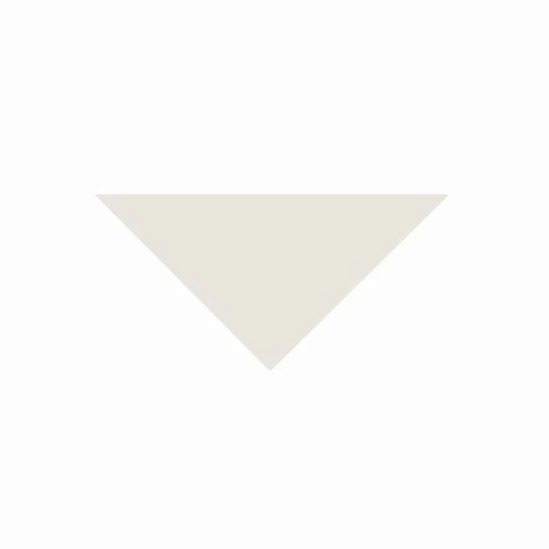 Klinker Victorian Triangel Superwhite 5x5x7 cm