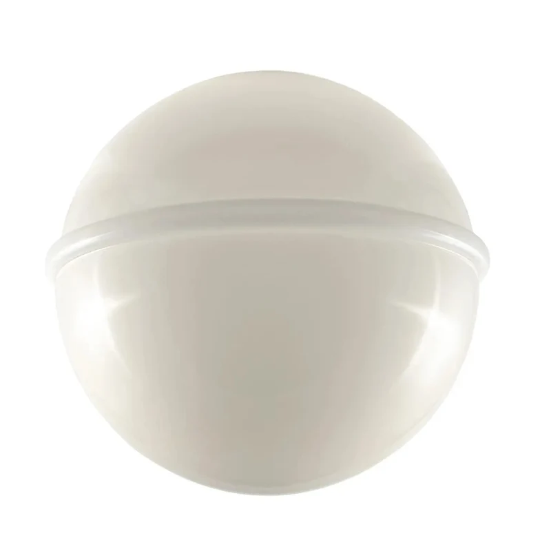 Glaskupa art deco vit