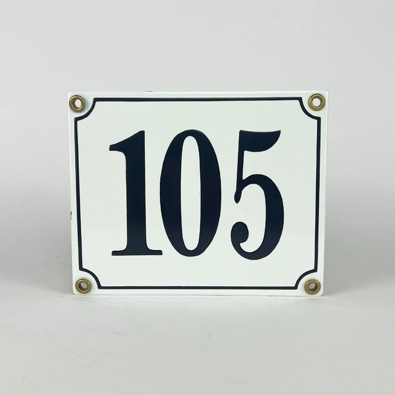 Emaljskylt 105