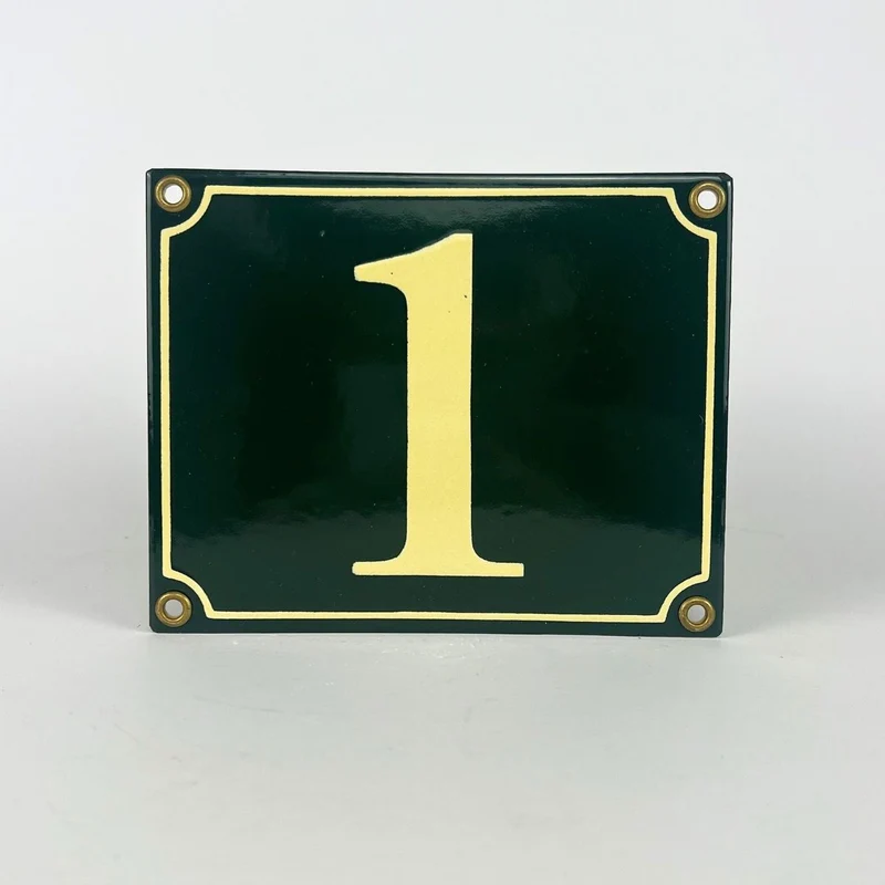 Emaljskylt 1