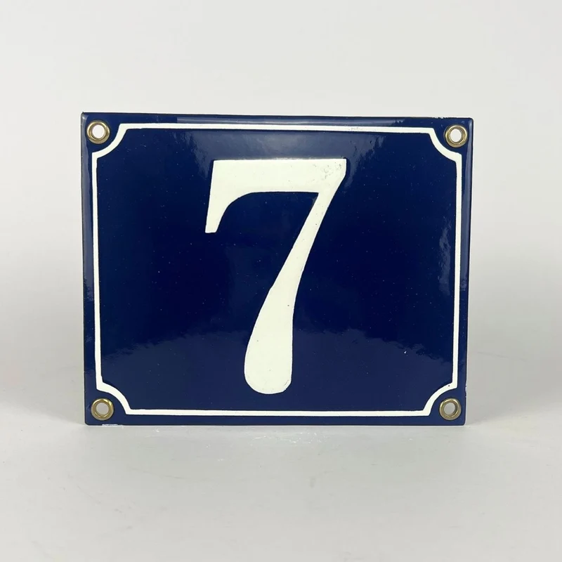 Emaljskylt 7