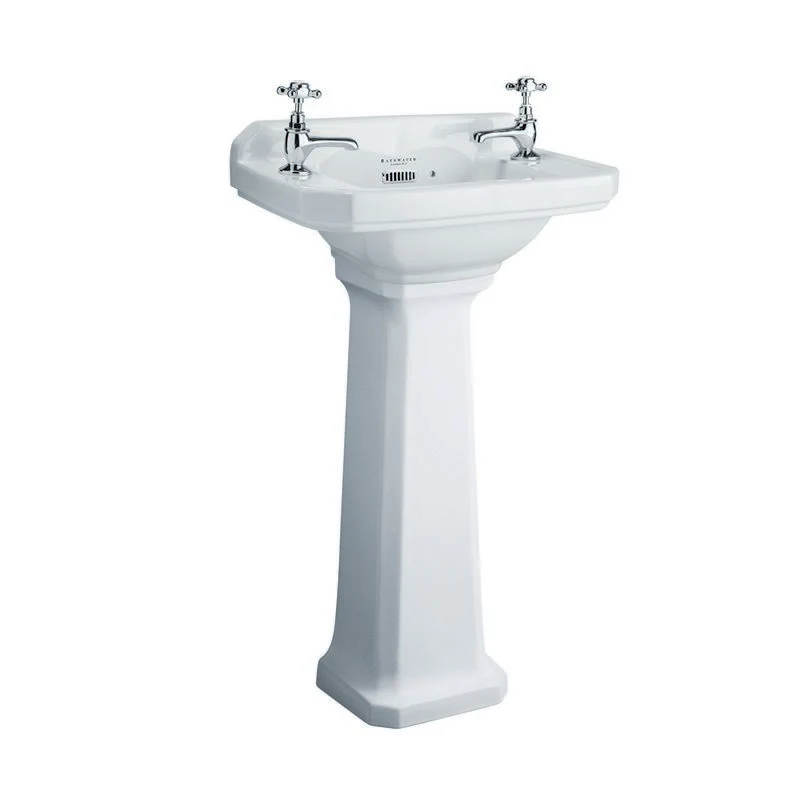 Tvättställ Fitzroy 52 Cm – Med Förhöjd Piedestal