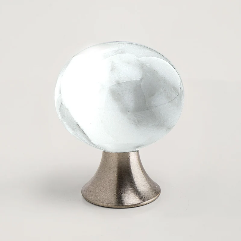 Knopp Bead Straight marmor grå