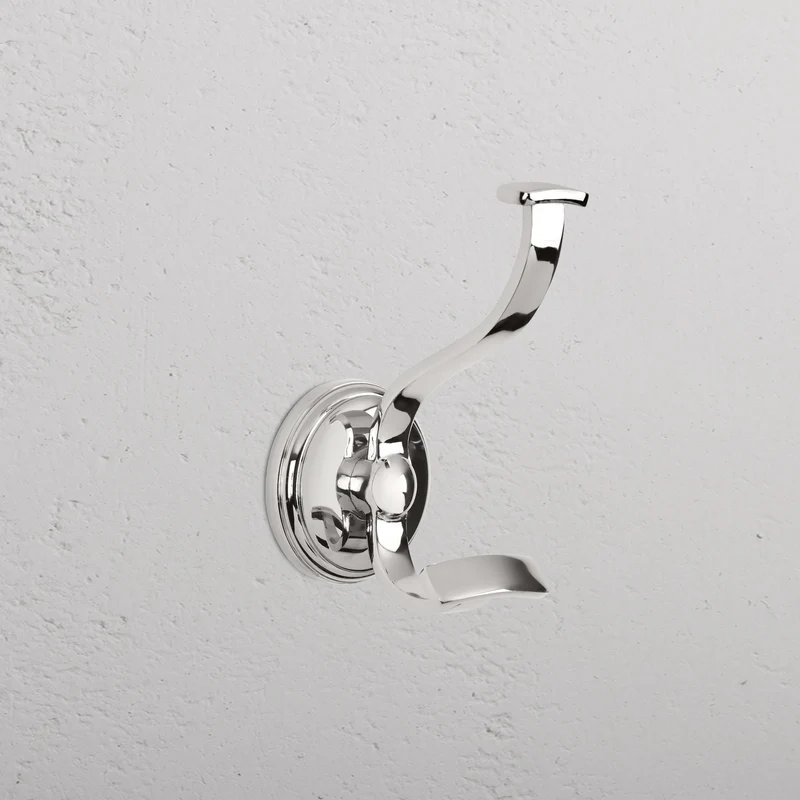 Portland Hook – Polished Nickel