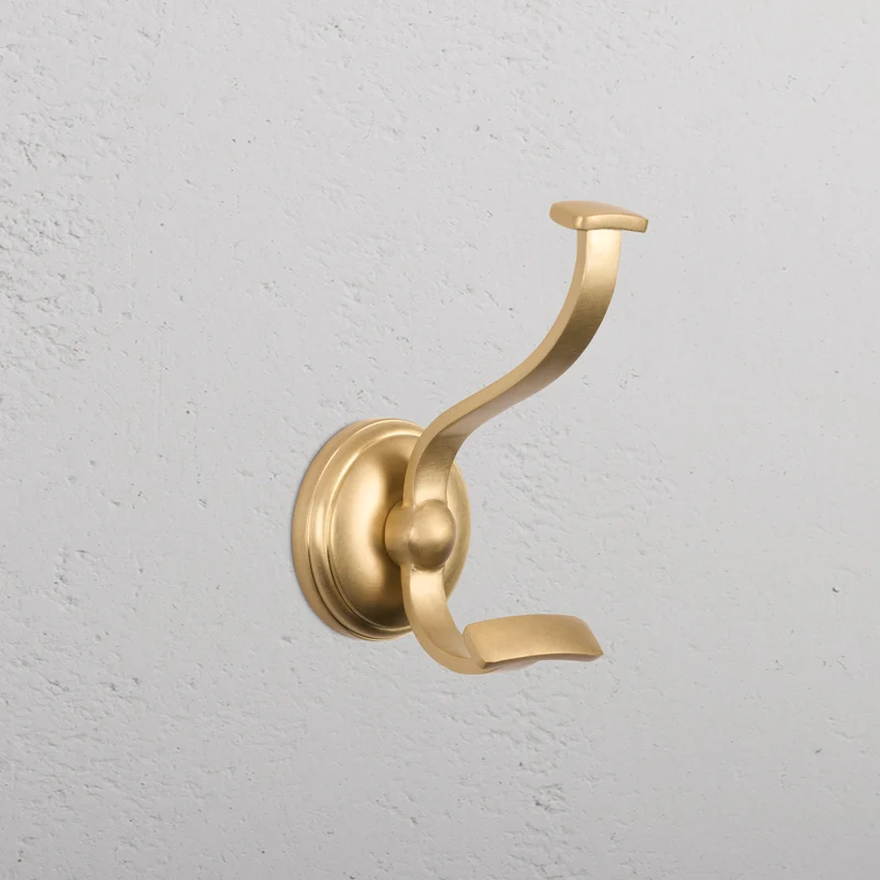 Portland Hook – Antique Brass