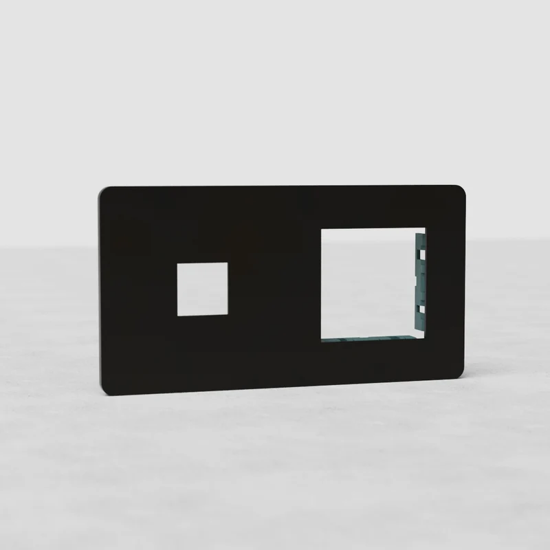 Grove Double 1x Keystone & 1x 45mm Module Plate - Bronze