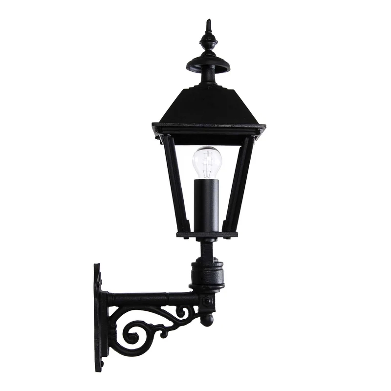 Lykthus 4-kantigt väggfäste ornamenterat
