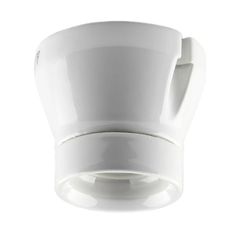 Fotlamphållare Ifö Electric Vit IP20 rak E2