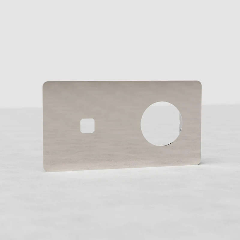 Kew Double 1x Switch & 1x Socket Plate - Polished Nickel