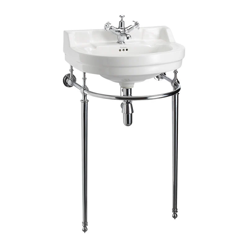 Burlington tvättställ Edwardian rundat 56 cm ställning