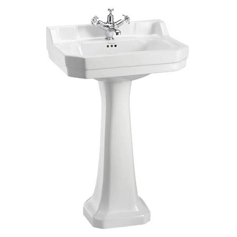 Burlington tvättställ Edwardian 560 mm på piedestal