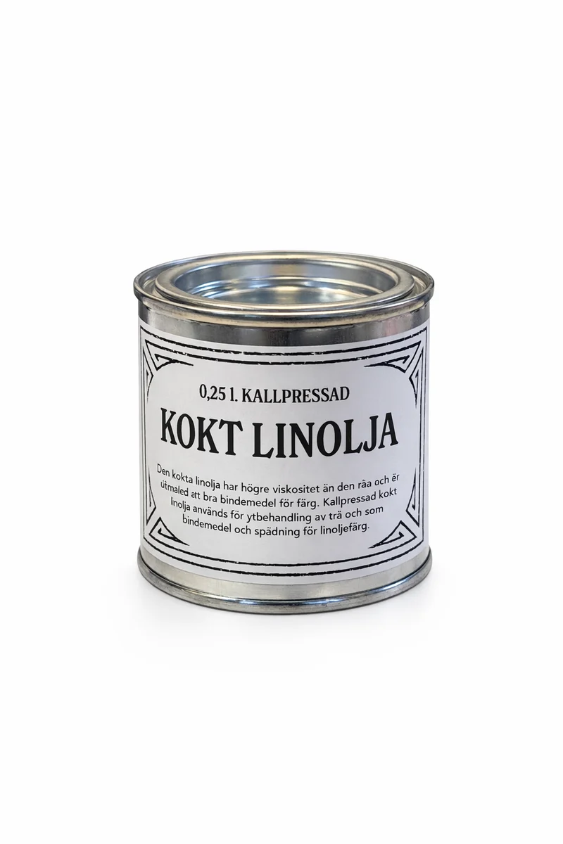 Kokt linolja 0,25 liter