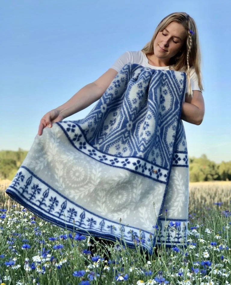 Blåklint ullfilt
