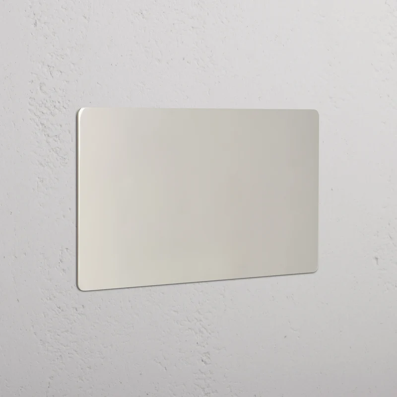 Kew 4G Blank Plate - Polished Nickel