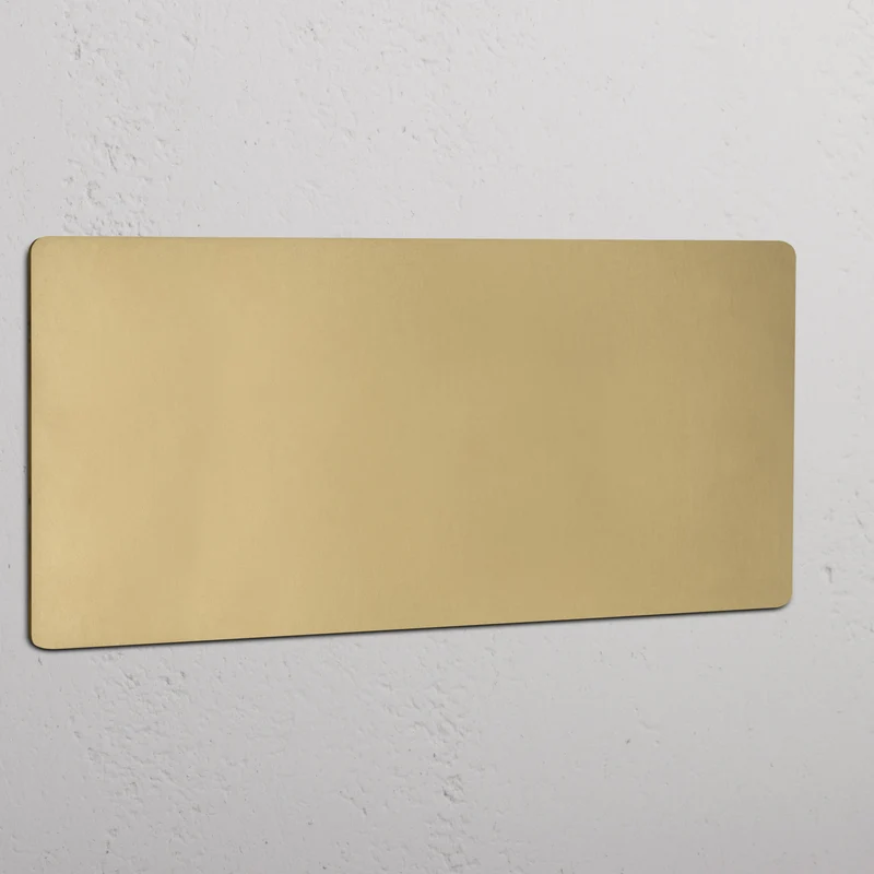 Kew 6G Blank Plate - Antique Brass