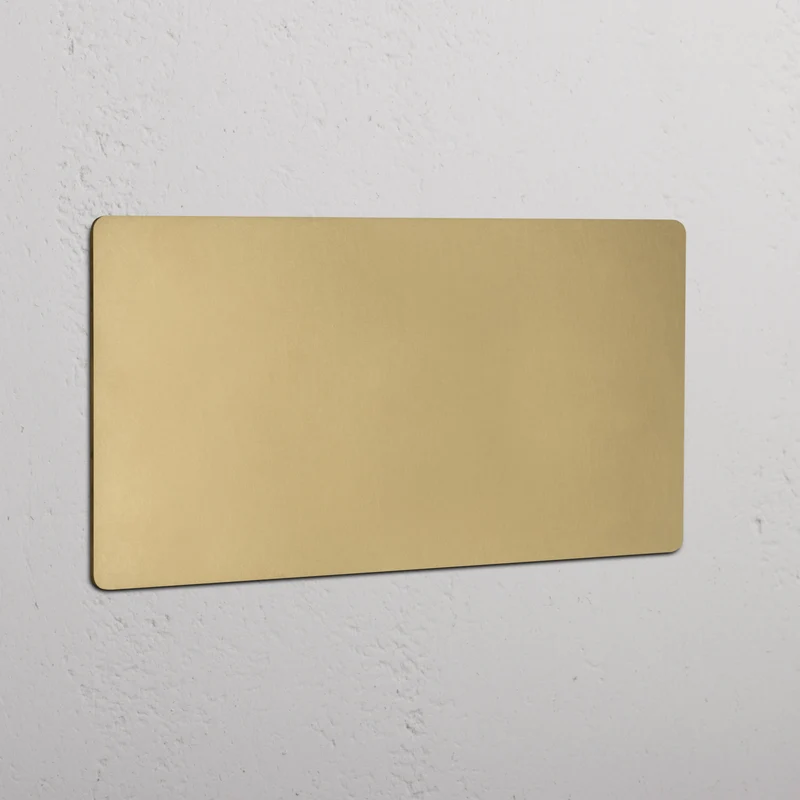 Kew 5G Blank Plate - Antique Brass