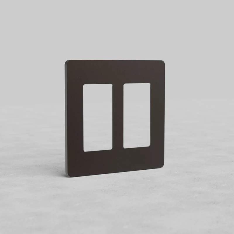 Grove 2G Outlet Plate - Bronze
