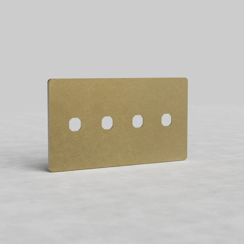 Grove 4G Switch Plate - Antique Brass